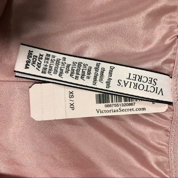 NWT VICTORIA’S SECRET 32D & XSMALL BRA & CHEEKINI DREAM ANGELS SATIN & LACE TRIM - Picture 9 of 9